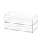 Plateau de rangement transparent et empilable de 20,3 cm x 10,1 cm d’Ordonnez simplement